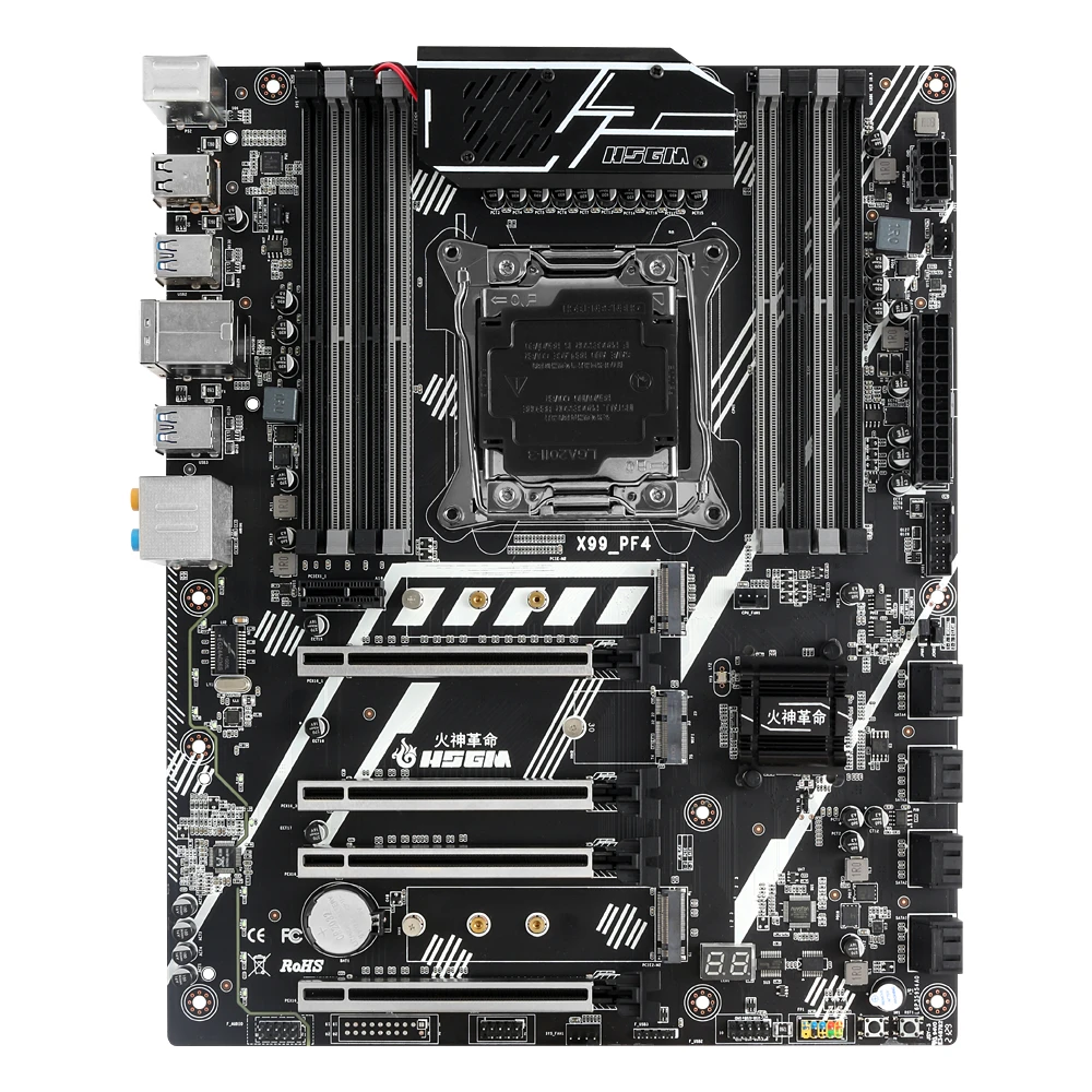 HSGM Motherboard X99-PF4 support 22nm processor server universal PCI-E 3.0 computer motherboard