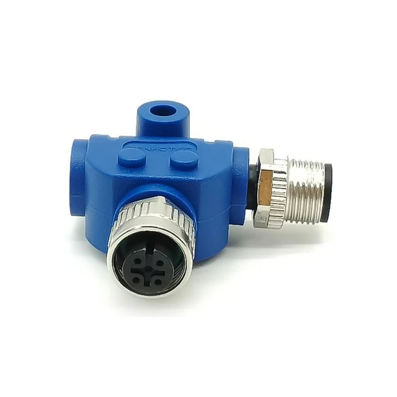 NMEA 2000 M12 5-Pin Male to Female Right Angle L-Type Connector - Waterproof — купить у AliExpress WW