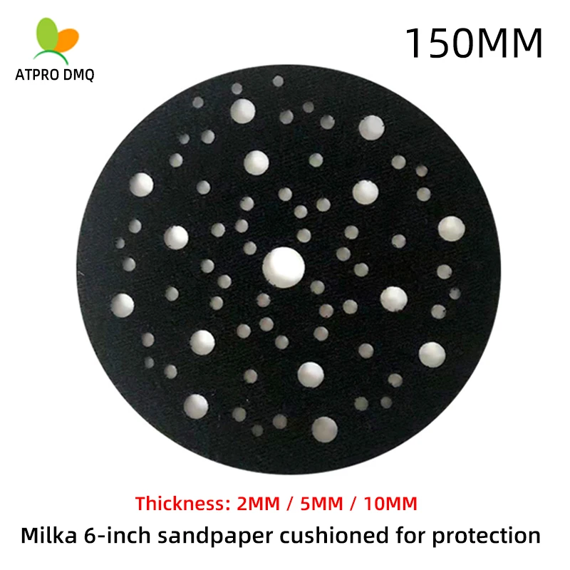 

Mirka 6-inch Protective Cushion 150mm Sandpaper Protective Cushion Car Grinding Disk Buffer Thickness 2MM / 5MM / 10MM