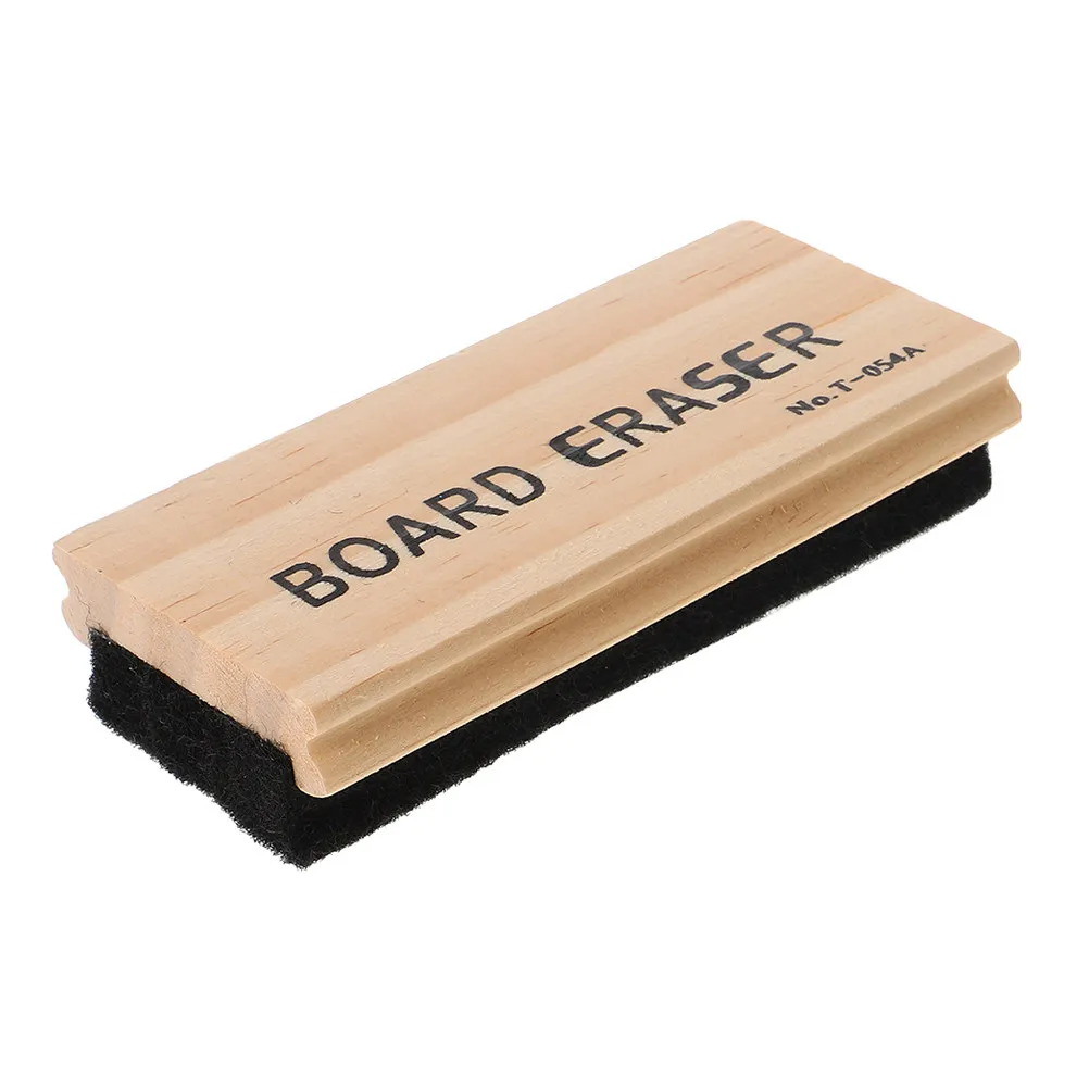 Small Wooden Blackboard Eraser Dry Erase Chalkboard Eraser for Teachers Students Offices Schools Versatile Cleaning Supplies
