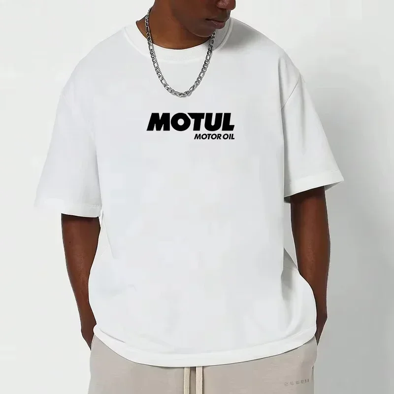 

2025 Summer motorcycle printed cotton breathable and comfortable men's and women's top T-shirts