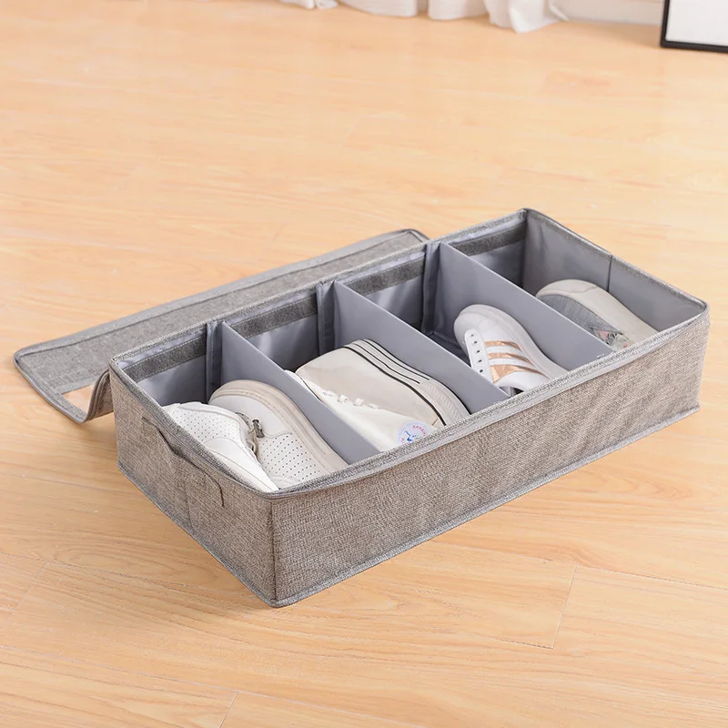 

1Pack Under Bed Shoe Storage Containers,Closet Storage Bins Organization for Bedroom,Clothes,Foldable Underbed Shoe Storage Bag