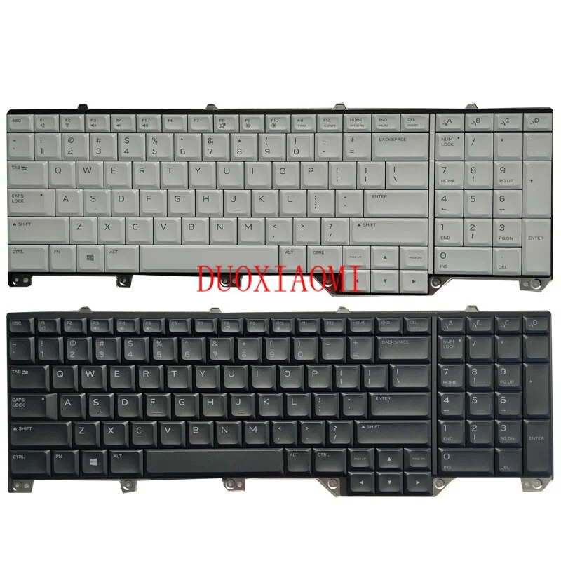 

Laptop New For DELL Alienware M17 R5 Area-51m A51m Keyboard US RGB Backlit