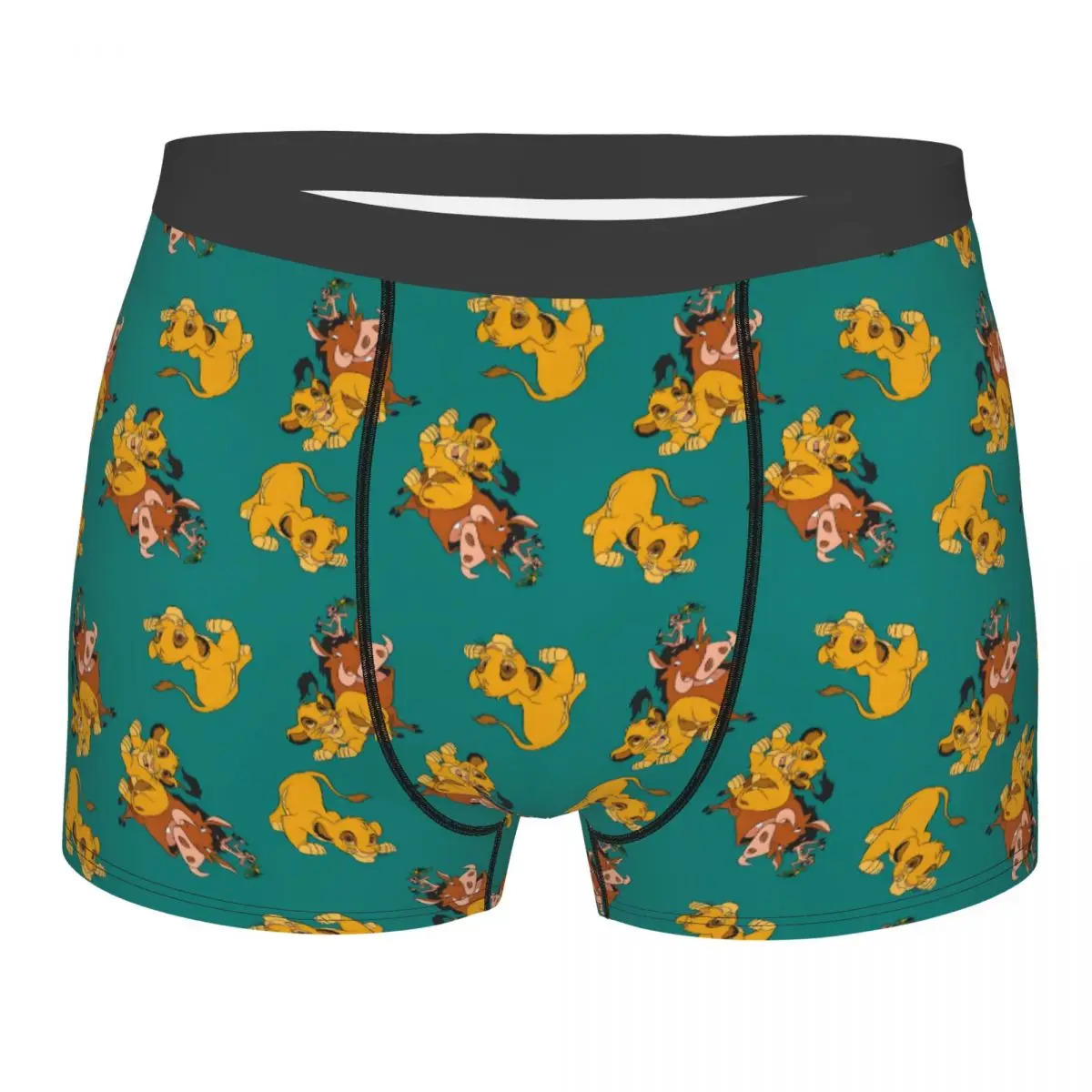 

Custom The Lion King Movie Boxer Shorts For Homme 3D Print Simba Cub Cartoon Underwear Panties Briefs Soft Underpants