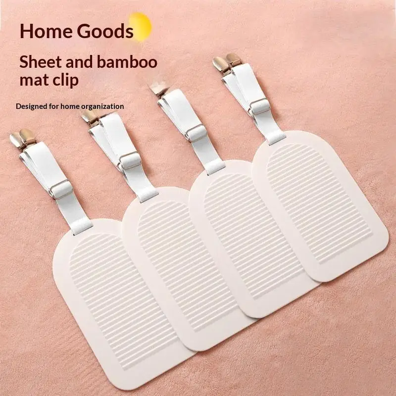 2/4Pcs Adjustable Non-Slip Bed Sheet Clip - Invisible Fastener With Secure Grip,No-Trace Design - Durable PP Material‘