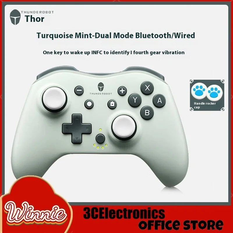 

Thunderobot G40 Gamepad Tri-Mode Wireless Bluetooth Gaming Version Smart Tv Mobile Switch Phone Steam Blackmyth Wukong ﻿Gift