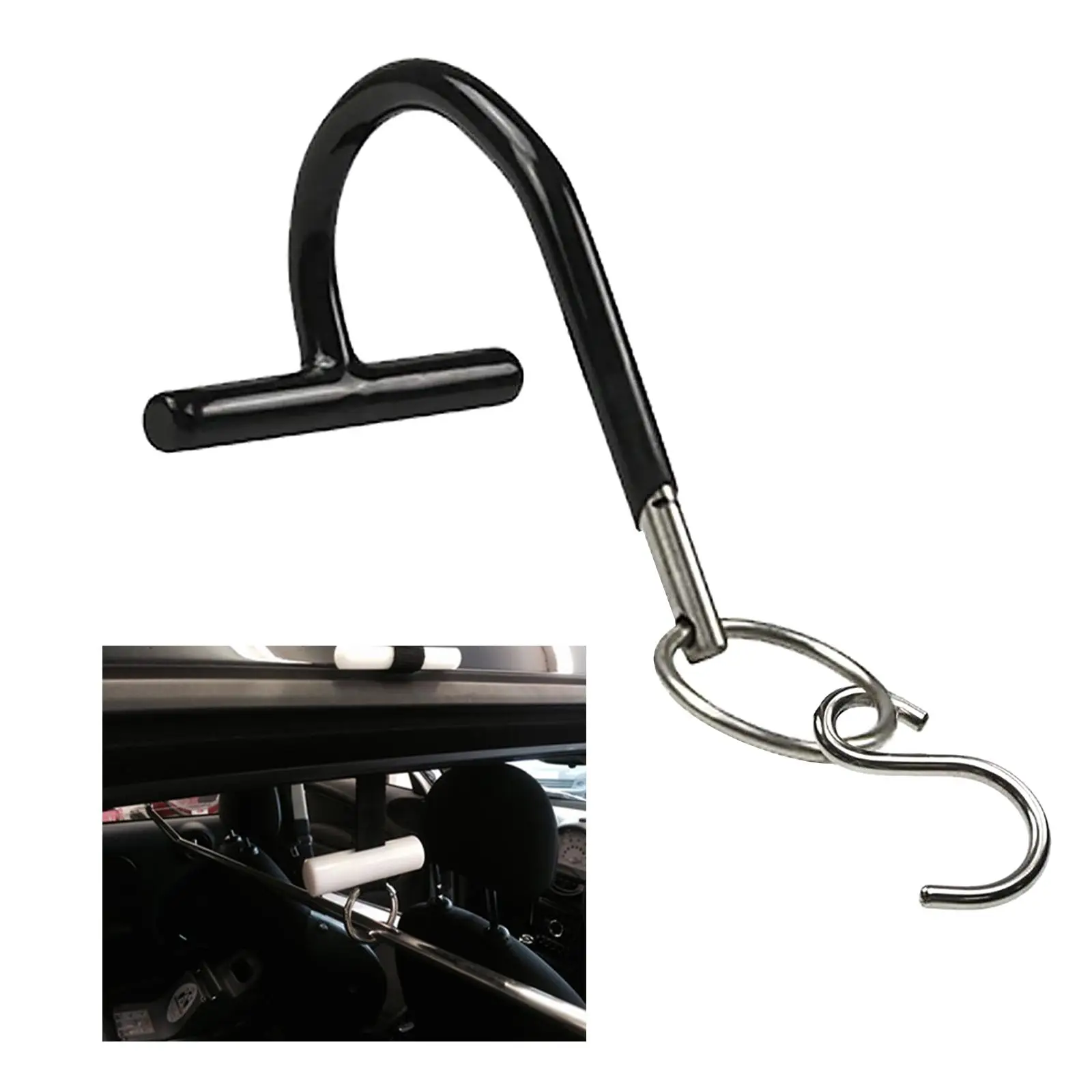 1PC Hail Rod Hanger W/ S Hook Accs แบบพกพา Paintless หักเครื่องมือกําจัดสําหรับรถยนต์