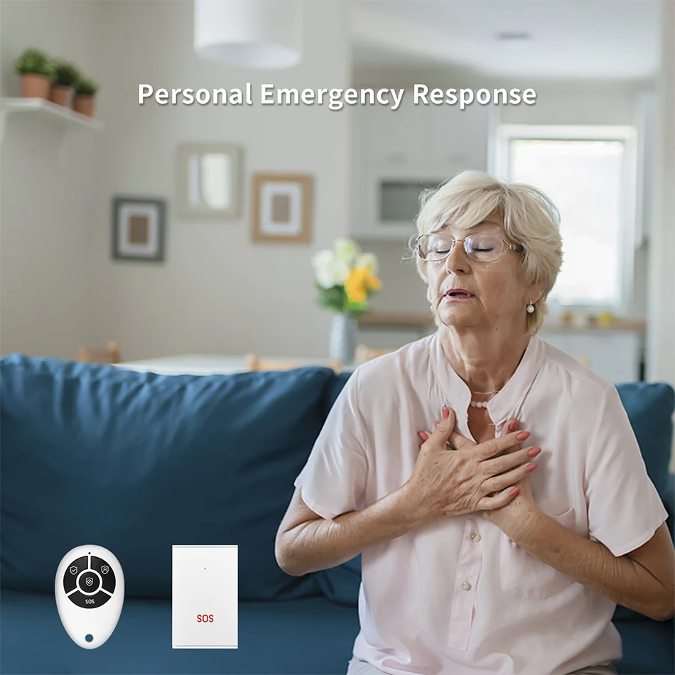 Staniot WiFi Wireless Alarm System for Home Burglar Security Kit with 5 Year Battery Door Sensor Anti-Tamper Motion Detector