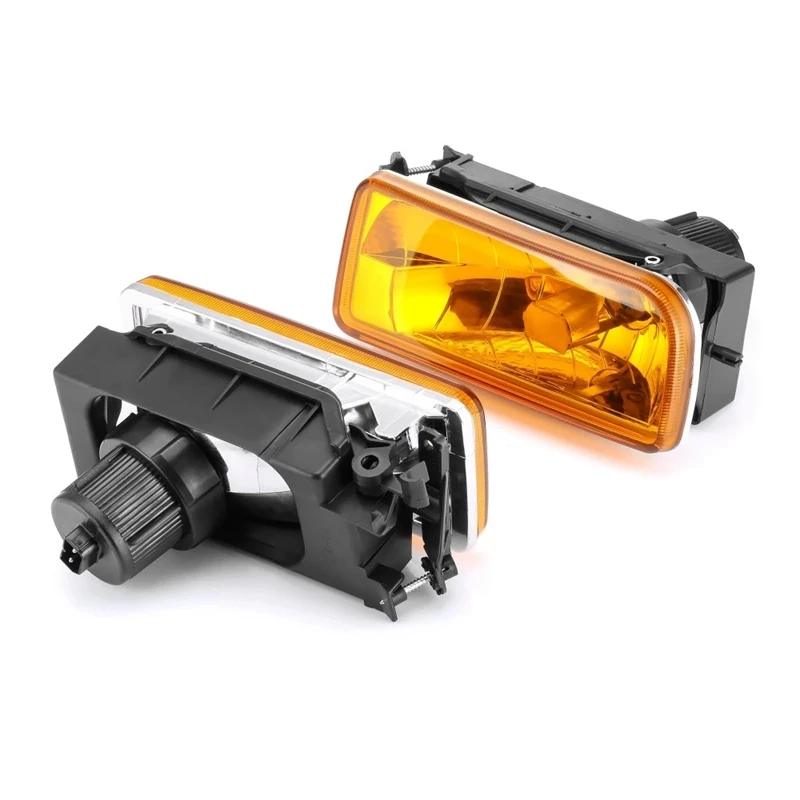 E36 Fog Lights for -BMW M3 (E36) 3 Series 1992-1999 Fog Lamps Replacement Assembly 1 Pair (Yellow Lens)