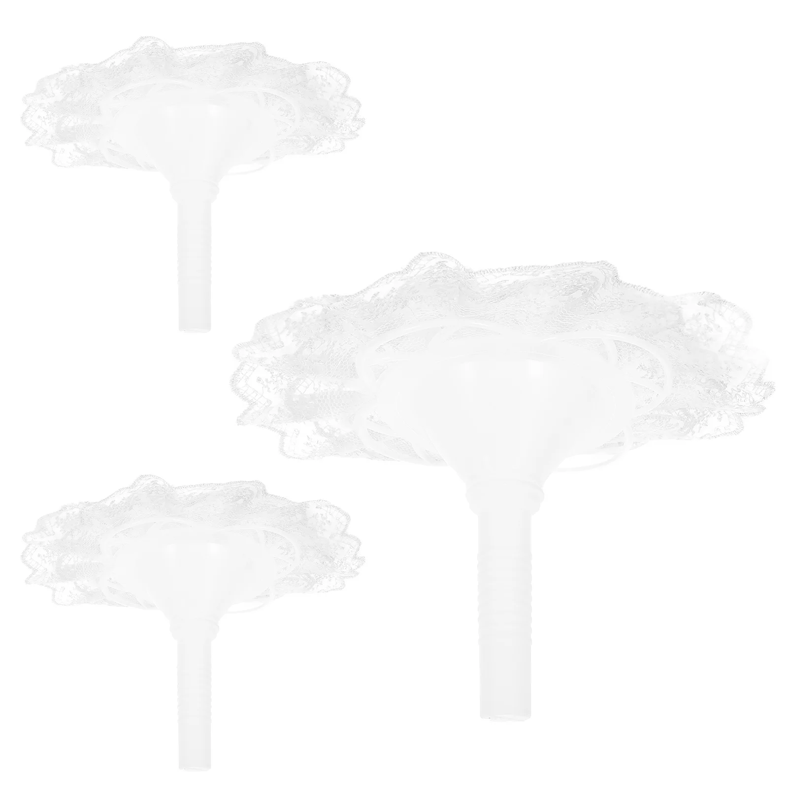 

3 set Bridal Bouquet Holder Floral Lace Collar Wedding Supplies Flower Diy Accessories Handheld Decor Wear Resistant