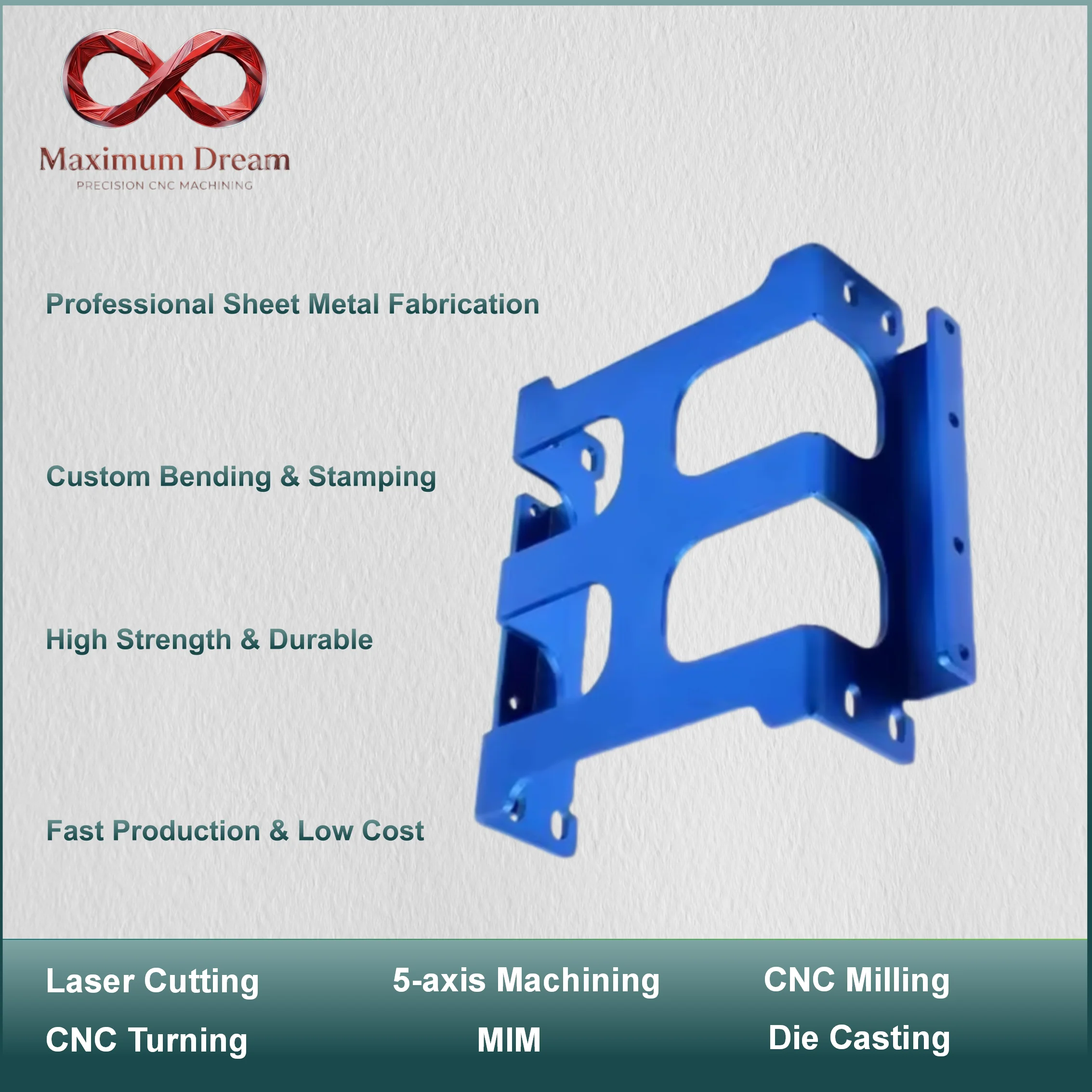Custom Metal Laser Cutting Service Stainless Steel Aluminum Sheet Industrial OEM Fabrication Parts