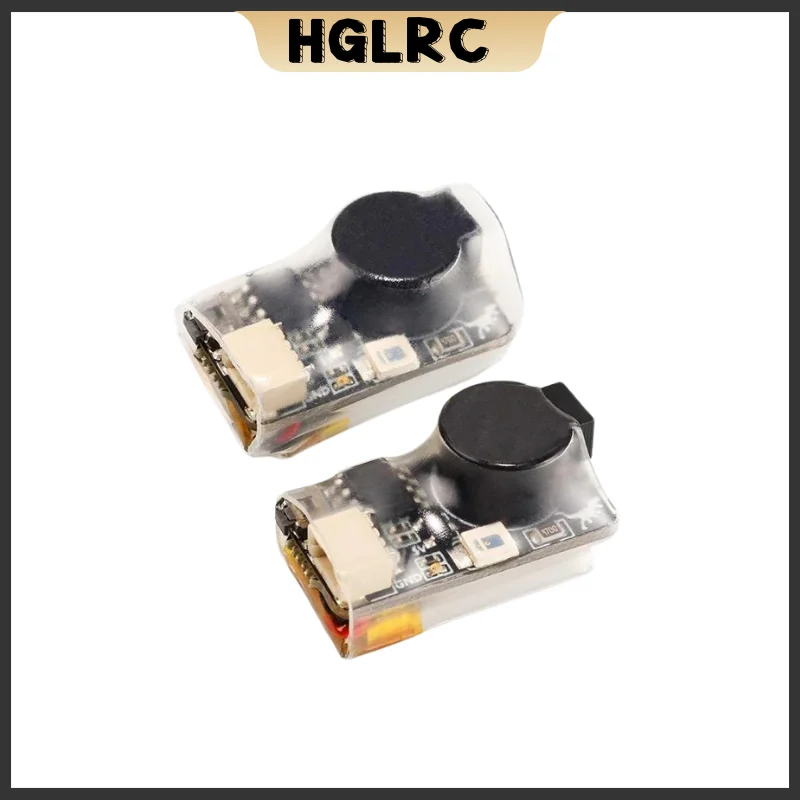 HGLRC Soter FPV Drone Buzzer 100DB LED Built-in Battery 22X12X12mm for RC Model Airplane FPV Racing Drones DIY Parts