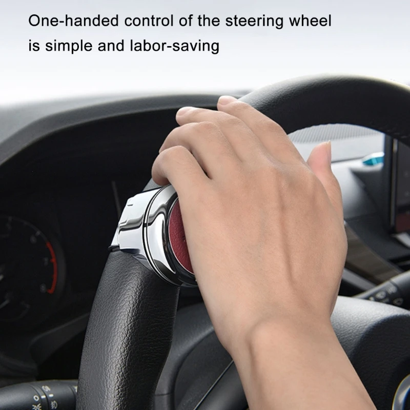 

Rotary Suicide Knob Car Steering Wheel Knob for Car SUV Power Handle Spinner Balls Universal Vehicle Metal Bearing Knob