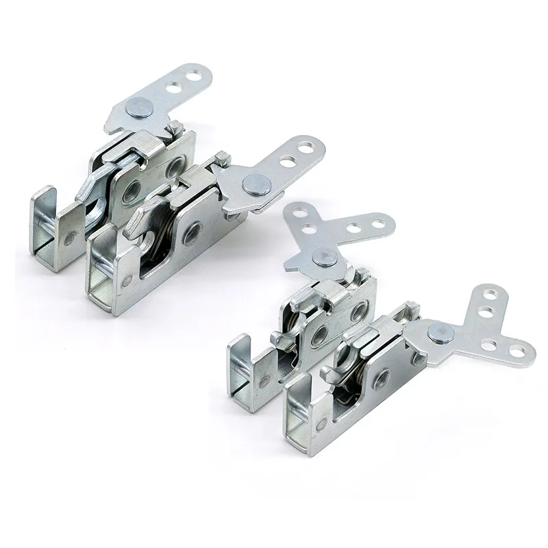 1PCS Drive Lock Car Door Self-locking Door Latch Rotating RV Trailer Concealed Door Latch Lock Medical Ambulance Ship Accessorie