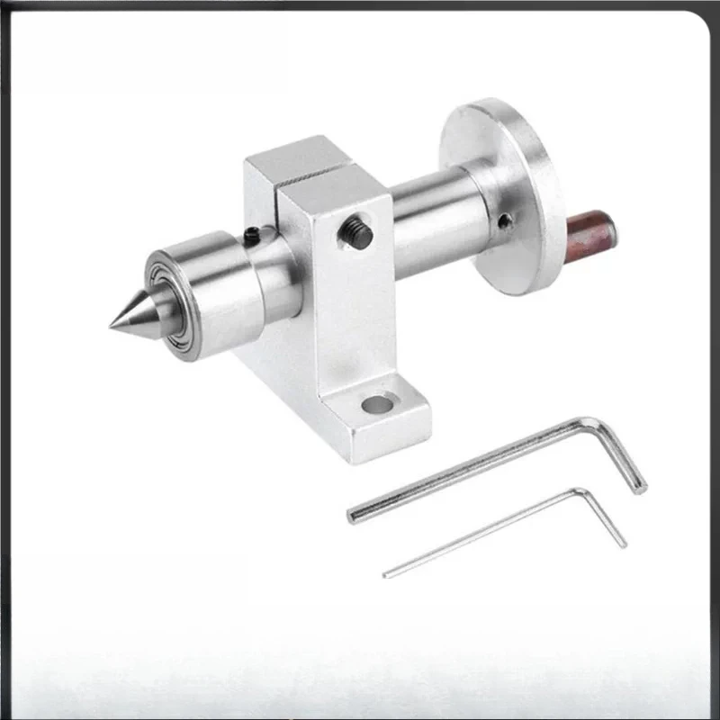DIY small household woodworking lathe tail seat accessories rotary movable plum blossom top play wood bead machine