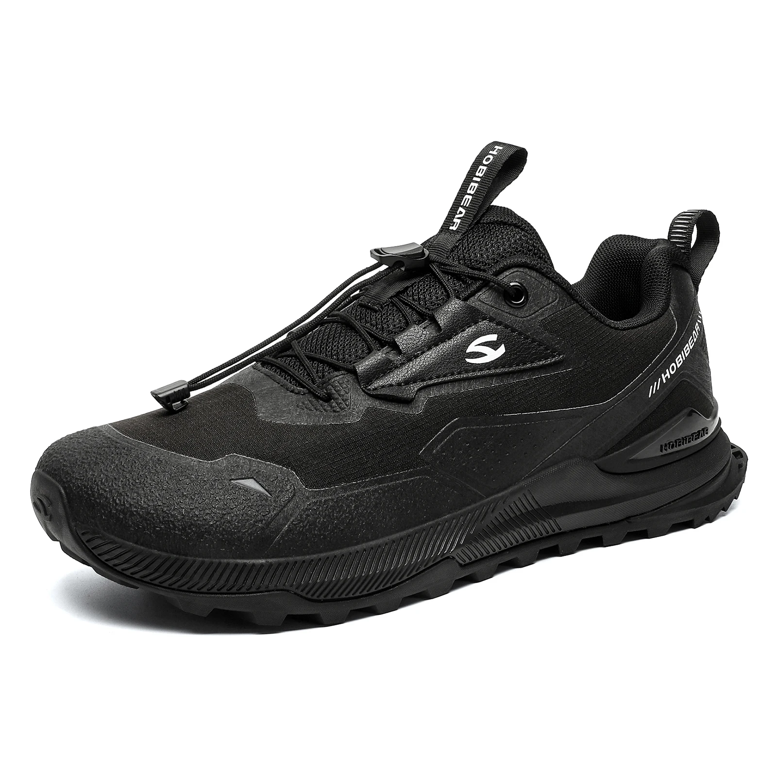 HOBIBEAR Wandelschoenen voor heren Dames Elastische band Antislip-sneakers Comfortabele outdoor-reisloopschoenen