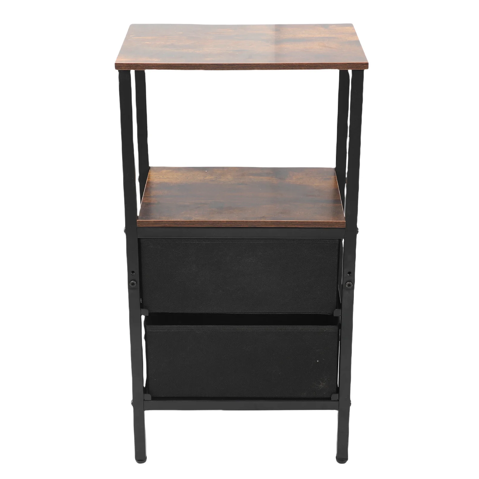 NEW Night Stand for Bedroom Night Stand for Bedroom MDF Carbon Steel Bedside Table with 2 Drawers for Living Room Dorm