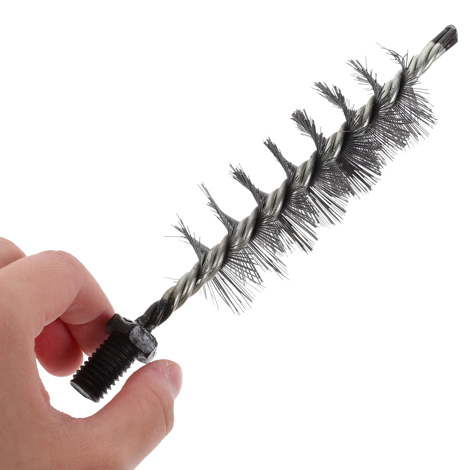 

2Pcs Steel Wire Brush Professional Cleaning Kit for Chimney Dryer Vent Fireplace Pipe Cleaner Multifunctional Air Duct