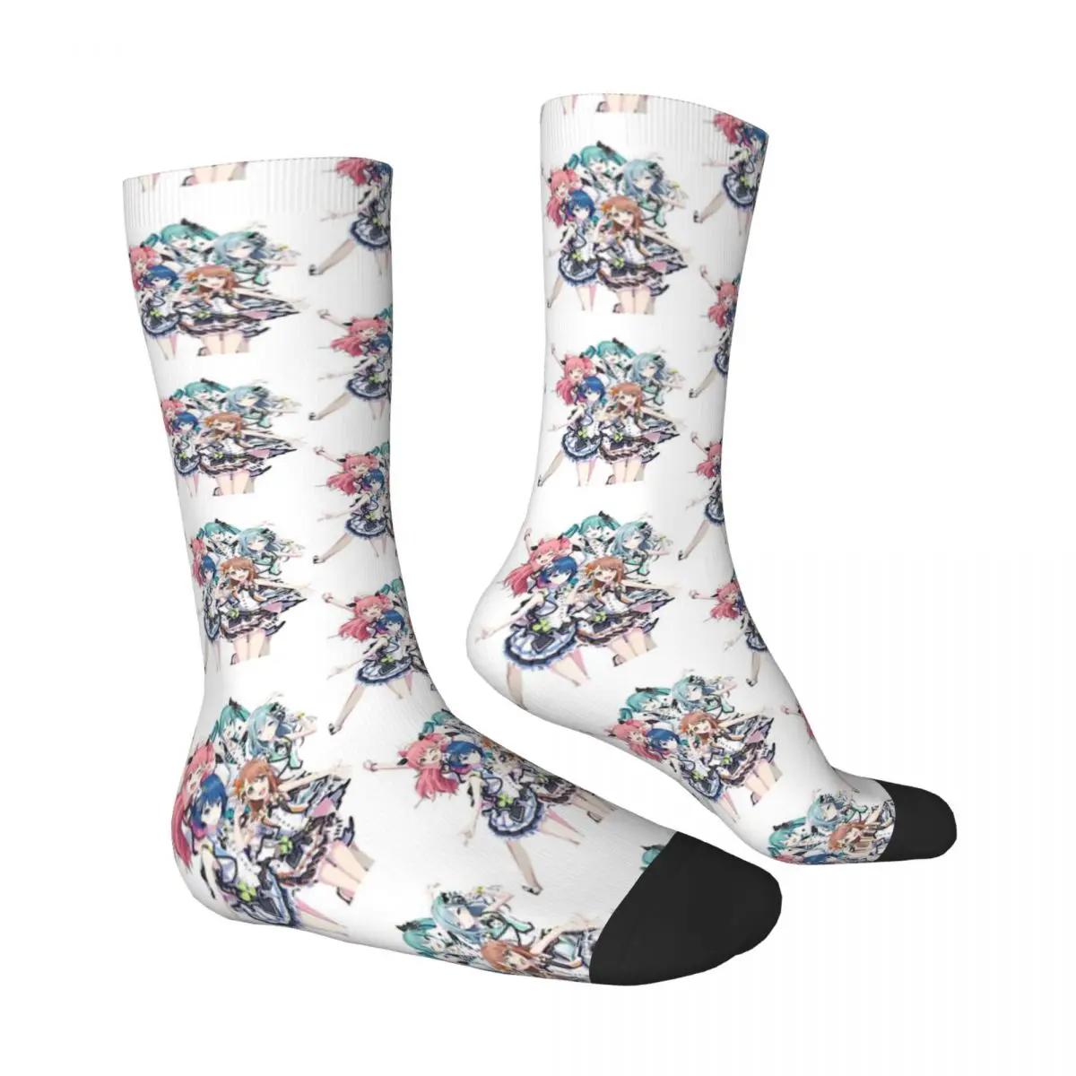 Project Sekai Emu Otori Project Sekai Anime, Men Women Socks Outdoor Novelty Spring Summer Autumn Winter Stockings Gift