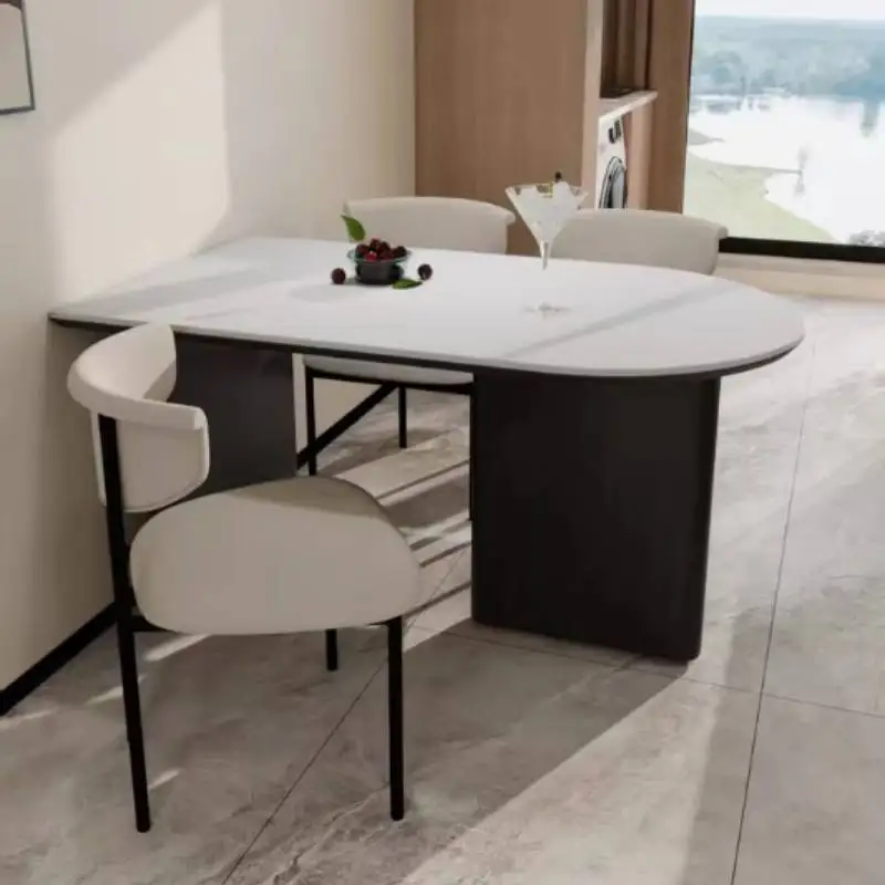 

Island Design Dining Tables White Modern Nordic Luxury Side Dining Tables Kitchen Restaurant Mesa De Jantar Funiture Home