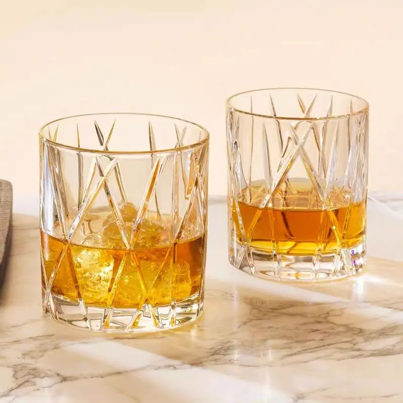 2pcs Gifts Beer Mugs Ktv Bar Small Wine Glasses Water Glasses Glass Glasses Whisky Glasses Cocktail Glass Whiskey Glass Cups