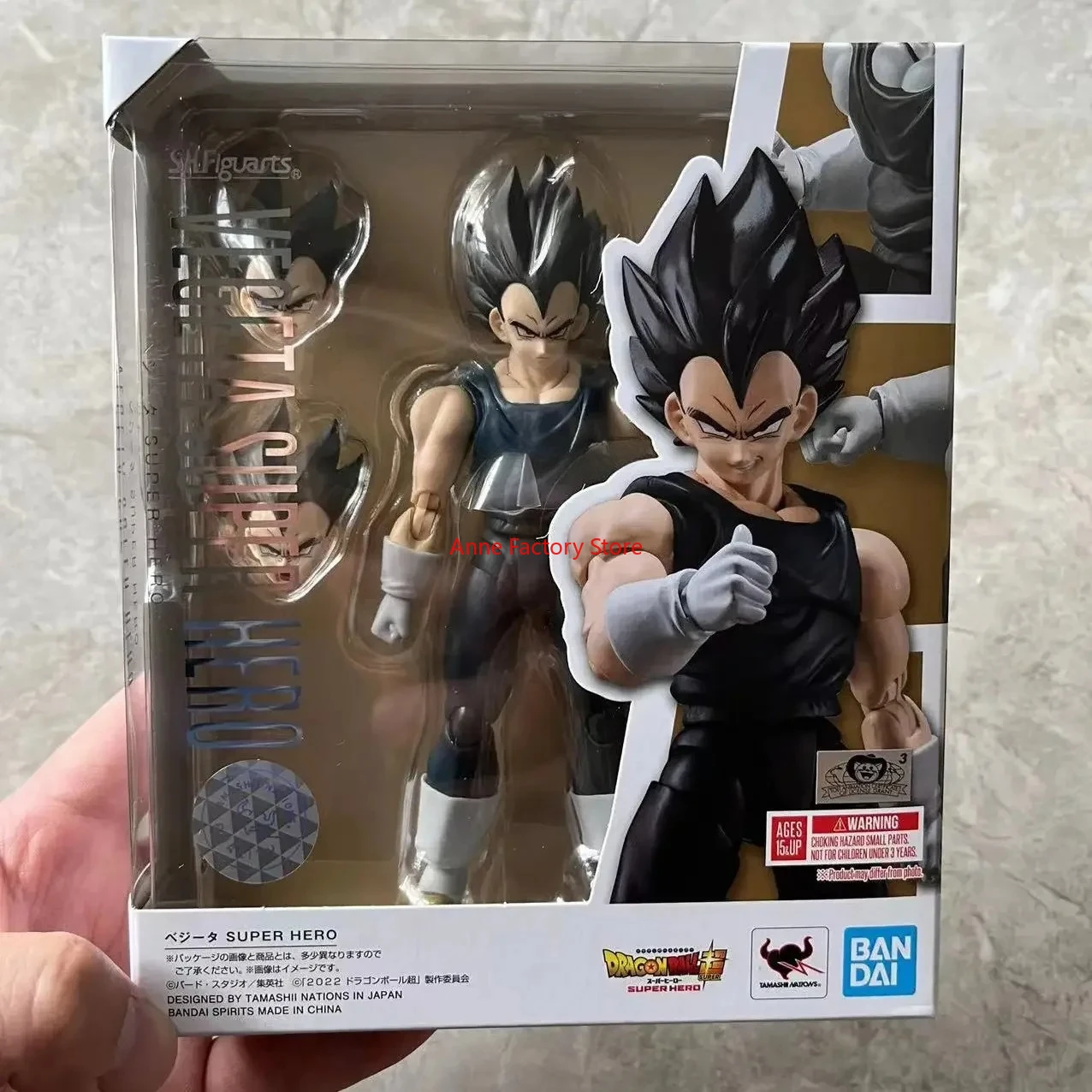 

In stock Original Dragon Ball SHF Vegete Vegeta Action Figure Toy Super Hero Sh Figures Figures Figura Model Collection 1/12