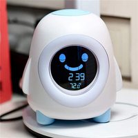 ABYN-2X Kids Alarm Clock, Alarm Clock For Kids, Ready To Wake Up Sleep Trainer, Colorful Night Light, Nap Timer