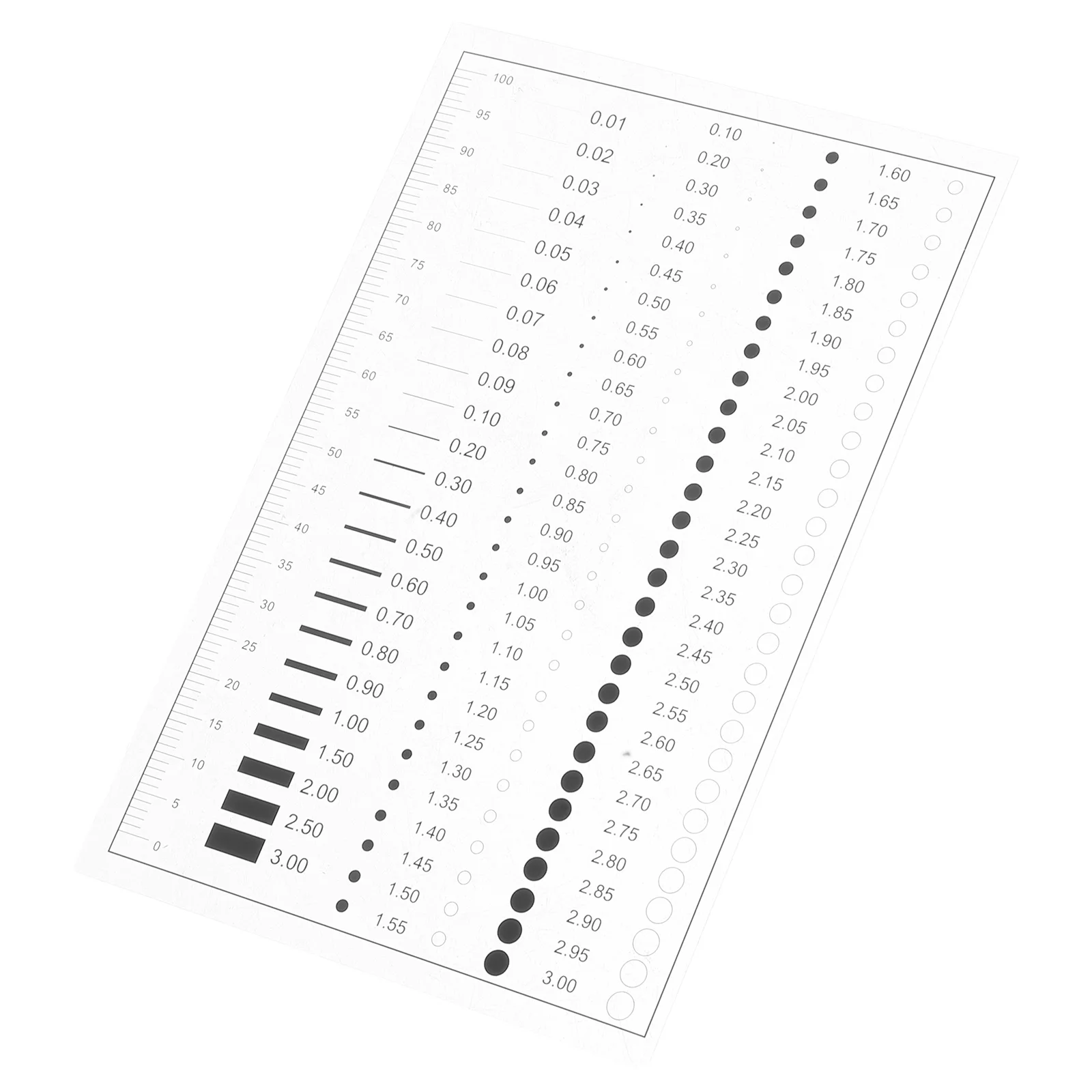 

Estimation Chart Gauge Crack Measuring Ruler Flaw Detection Tools for Cracks Pocket