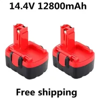 New 14.4V 12800mAh Rechargeable Battery for bosch 14.4V Battery 12800mAh BAT038 BAT040 BAT140 BAT159 BAT041 3660K+free shipping