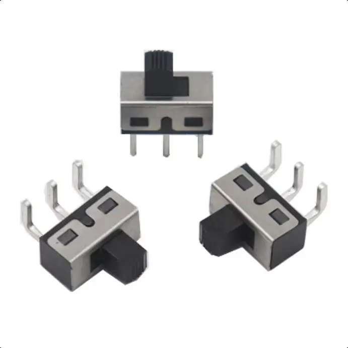 【20-5PCS】SS12D10 SS12D11 Toggle Switch 3Pins Straight Feet 1P2T Handle High 5mm Spacing Of 4.7mm 3A 250V SS12D10G5