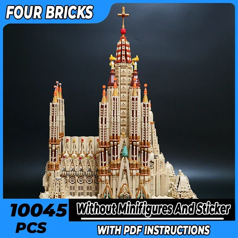 Moc Building Bricks Famous Street View Model Sagrada Familia Technology Modular Blocks Gifts Toys For Children DIY Sets Assembly