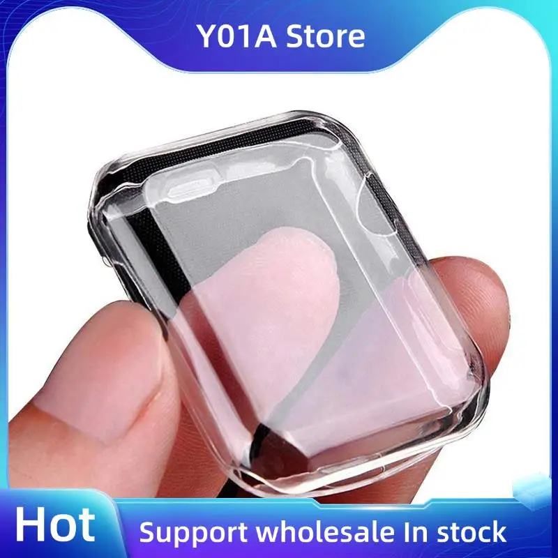 

Y01A Чехол для серии 1, защитная пленка для экрана часов, общий защитный чехол для часов, прозрачный ультратонкий чехол из ТПУ HD