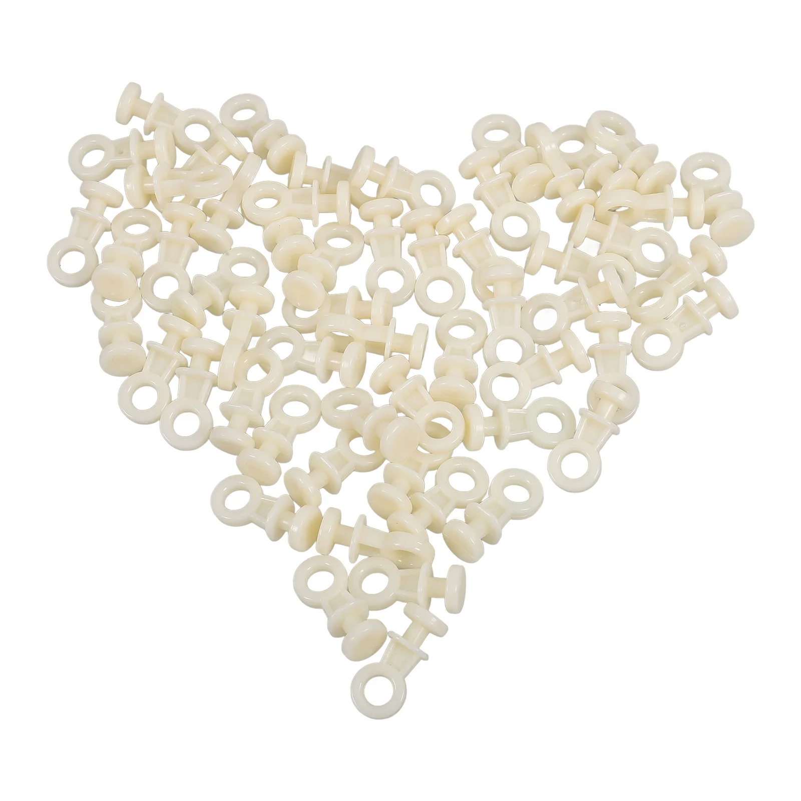 

100Pcs Plastic Curtain Track Rollers Pulley Accessories Smooth Sliding Gliders for Curtain Tracks Track Sliding Glider