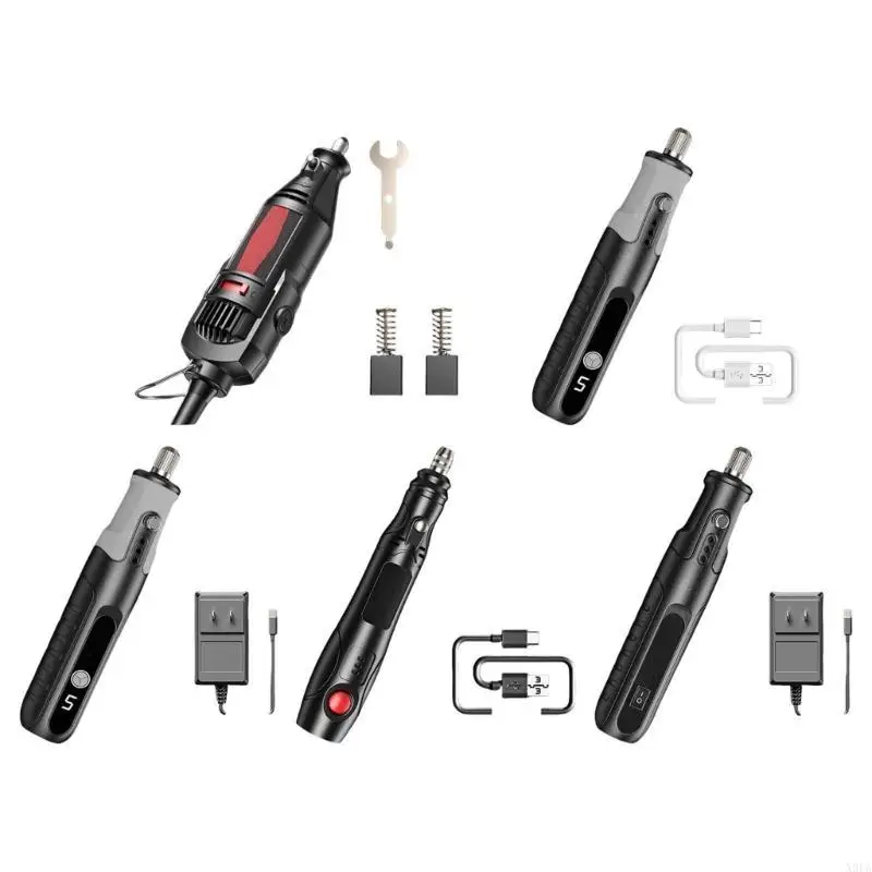 

X9FA Miniature Power Grinders Manual Sanders Tool for Detailed Woodworking & Metalwork