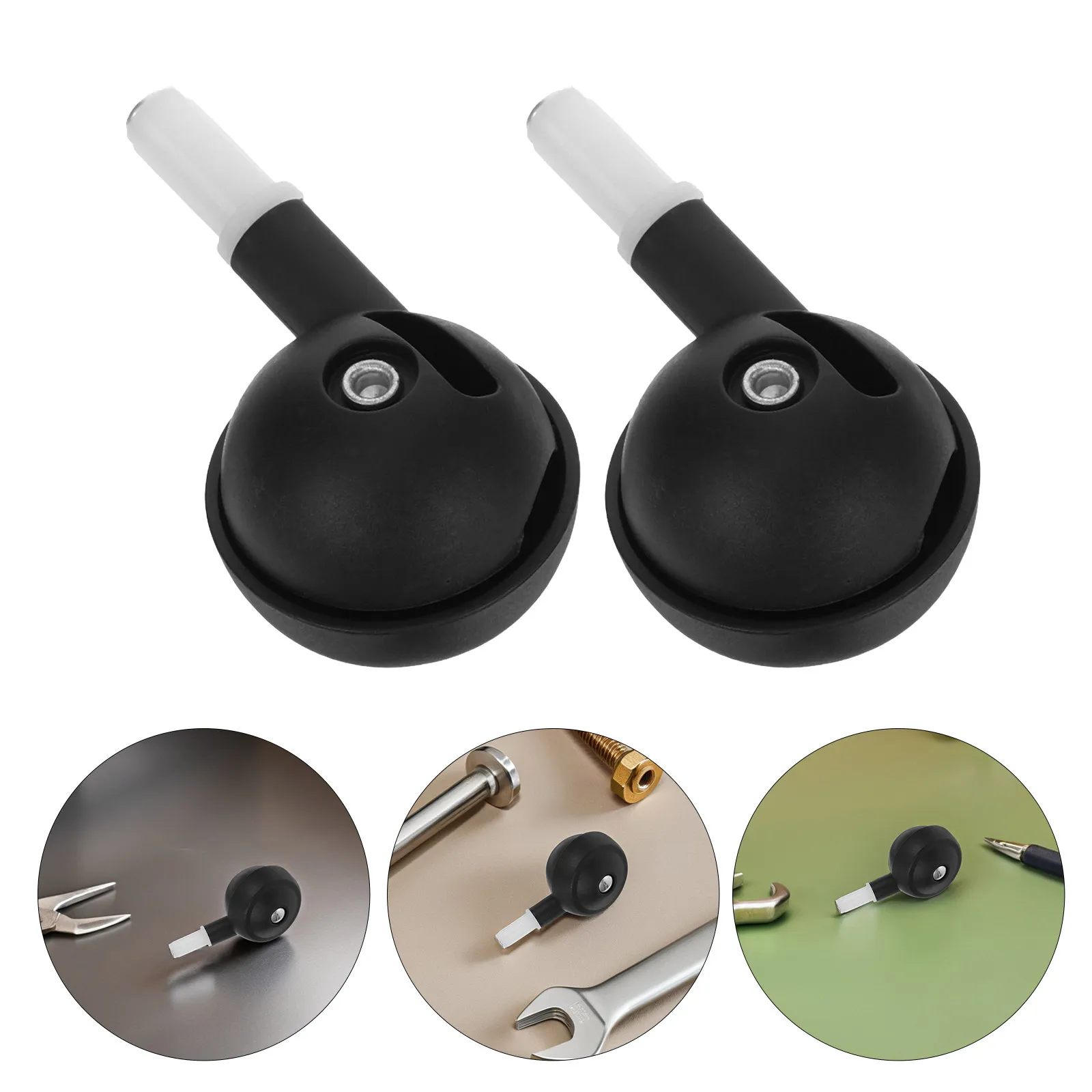 

2Pcs Baby Walker Wheels Replacement Wear-Resistant Silent Swivel Smooth Stroller Wheel Repair Parts Baby Walker Accessories