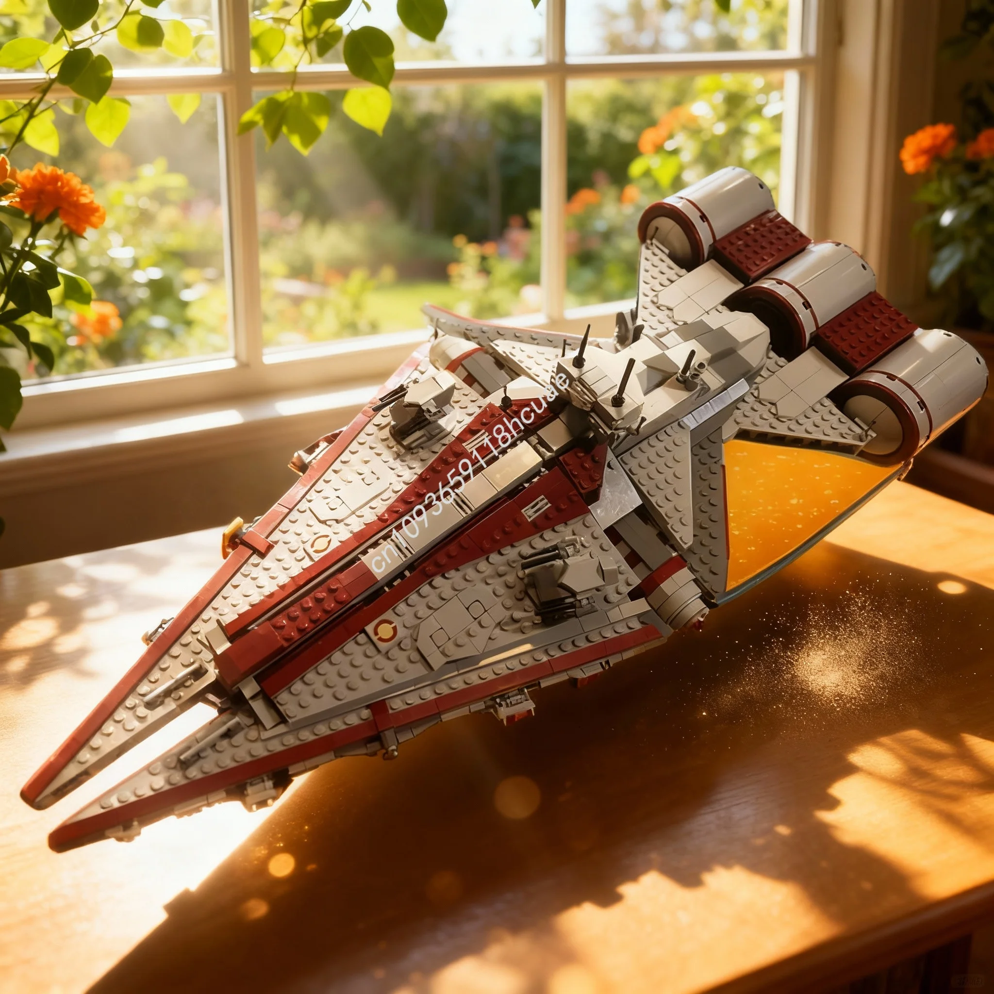 1883pcs MOC Arquitens Class Light Cruiser Star Battle Model Building Blocks Construction DIY Toy Creative Festival Gifts Idea