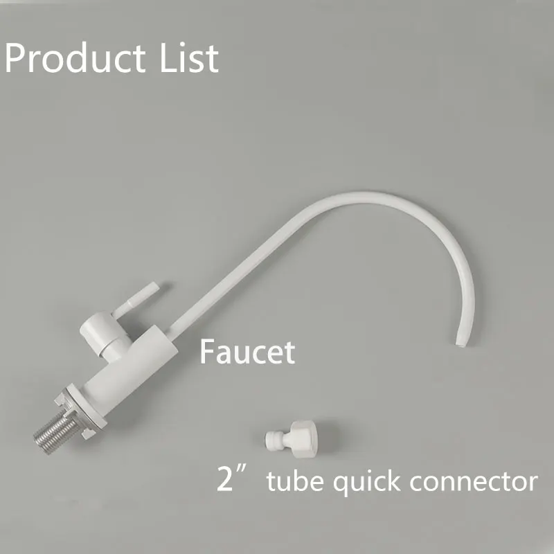 White Color Drinking Water Filter Faucet Kitchen Direct Drinking Tap Swivel Purifier Tap