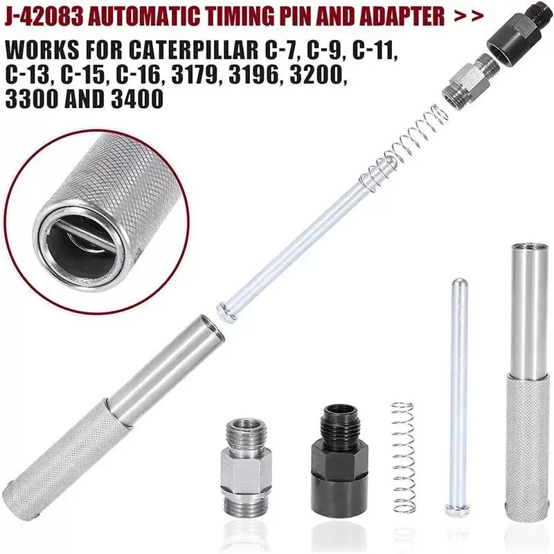 Automatic Timing Pin 9U-7227 Injector Height Adjustment Gauge Tool Engine Barring Socket for CAT 3406E C-15 C-16