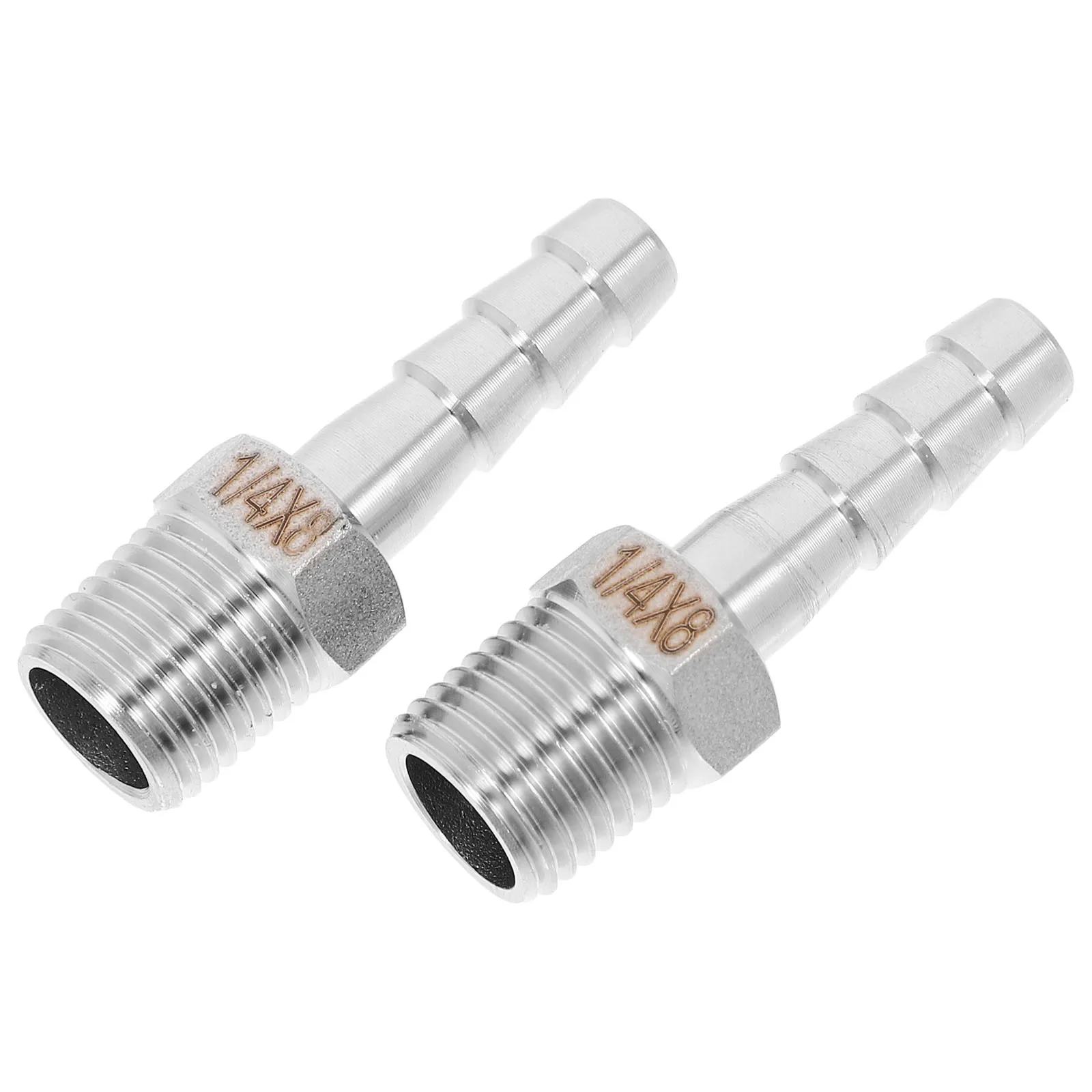 

Stainless Steel Hose Barb Fitting Fittings Splice Coupler Connectors Air Barbed