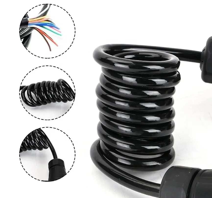 Euro 13-Pin to 13-Pin Trailer Extension Cable Adapter for Caravan Motorhome - view 5