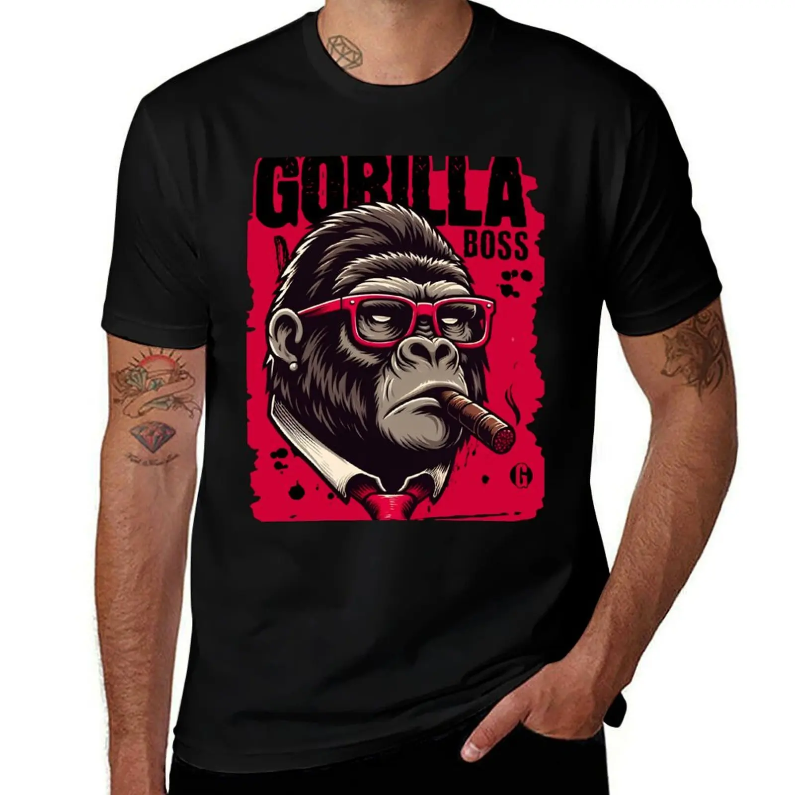 Gorilla fan T-Shirt funny t shirts dark humor cotton t shirt pack anime t shirts for man T-shirt