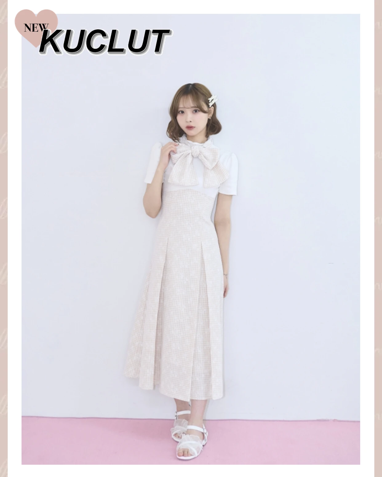 

2025 New Summer Sweet and Cute Bow Splicing Casual Elegant Dress Femme Fashion Japanese Style Women's Short Sleeve Dresses