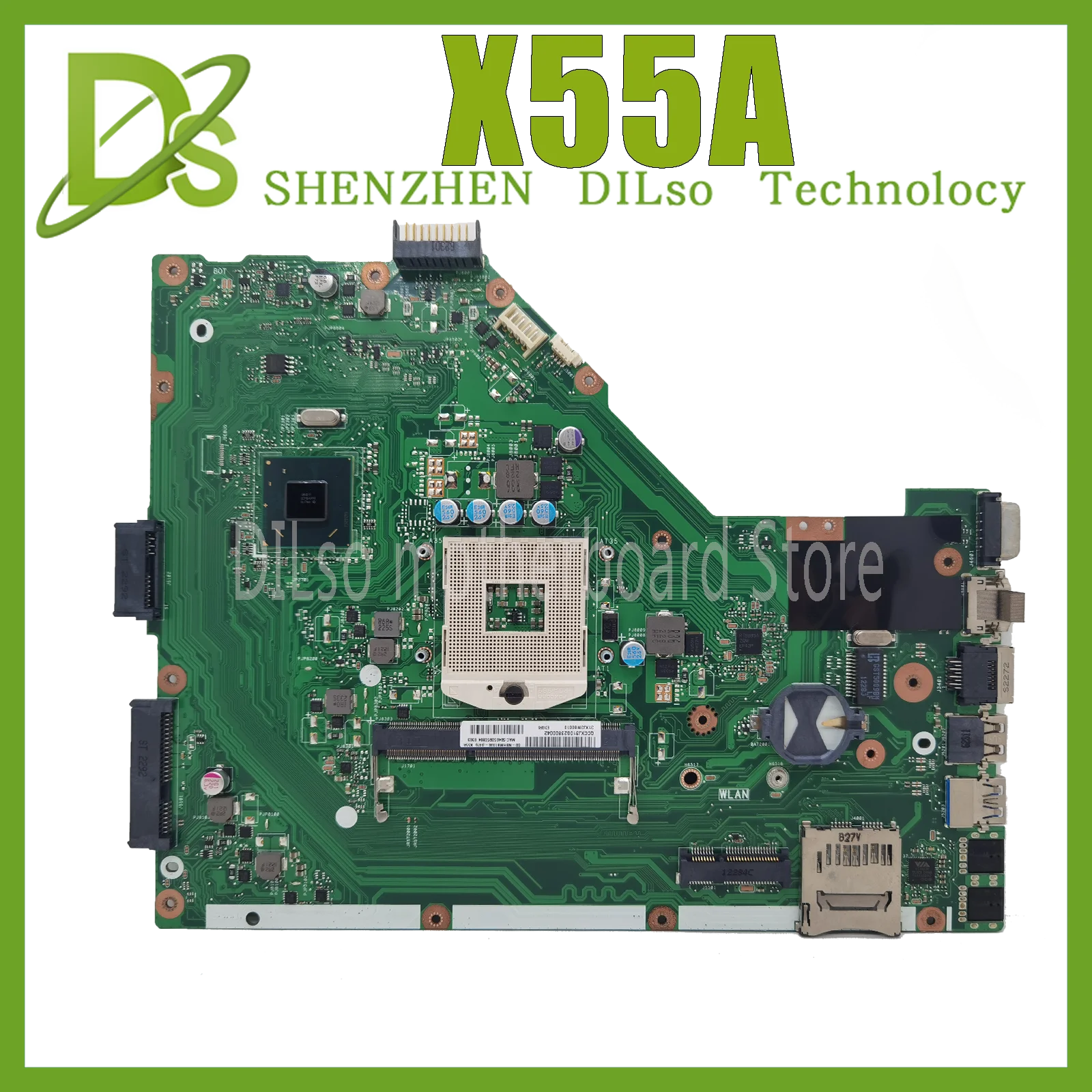 

KEFU X55A For ASUS X55A Laptop Motherboard SJTNV REV 2.2/REV2.1 ISent at random ntegrated Test Motherboard