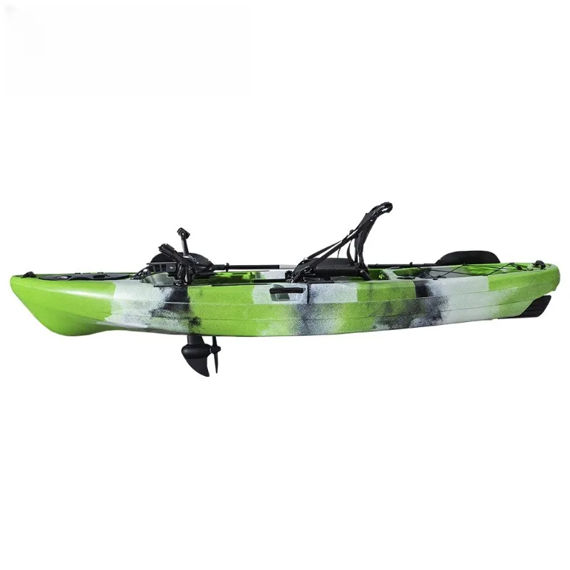 Rotomolded kayak, plastic hard PE plastic pedal 3.16m single pedal 10ft pedal