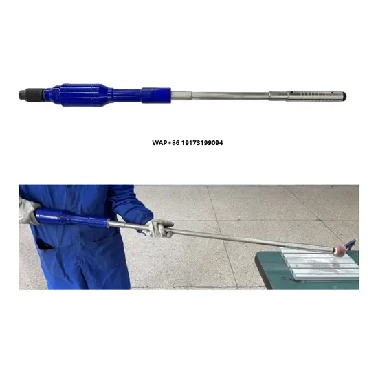 High-Power Industrial Pneumatic Corded Straight Grinder with Extension Rod and Long Shaft for Pipe and Deep Hole Sanding