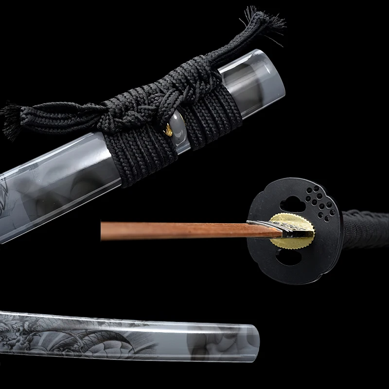 Customized Iaito Training Sword,Full Size Sword,Katana, Colored Saya, Wooden Sword, Type Z, Iron Tsuba Metal