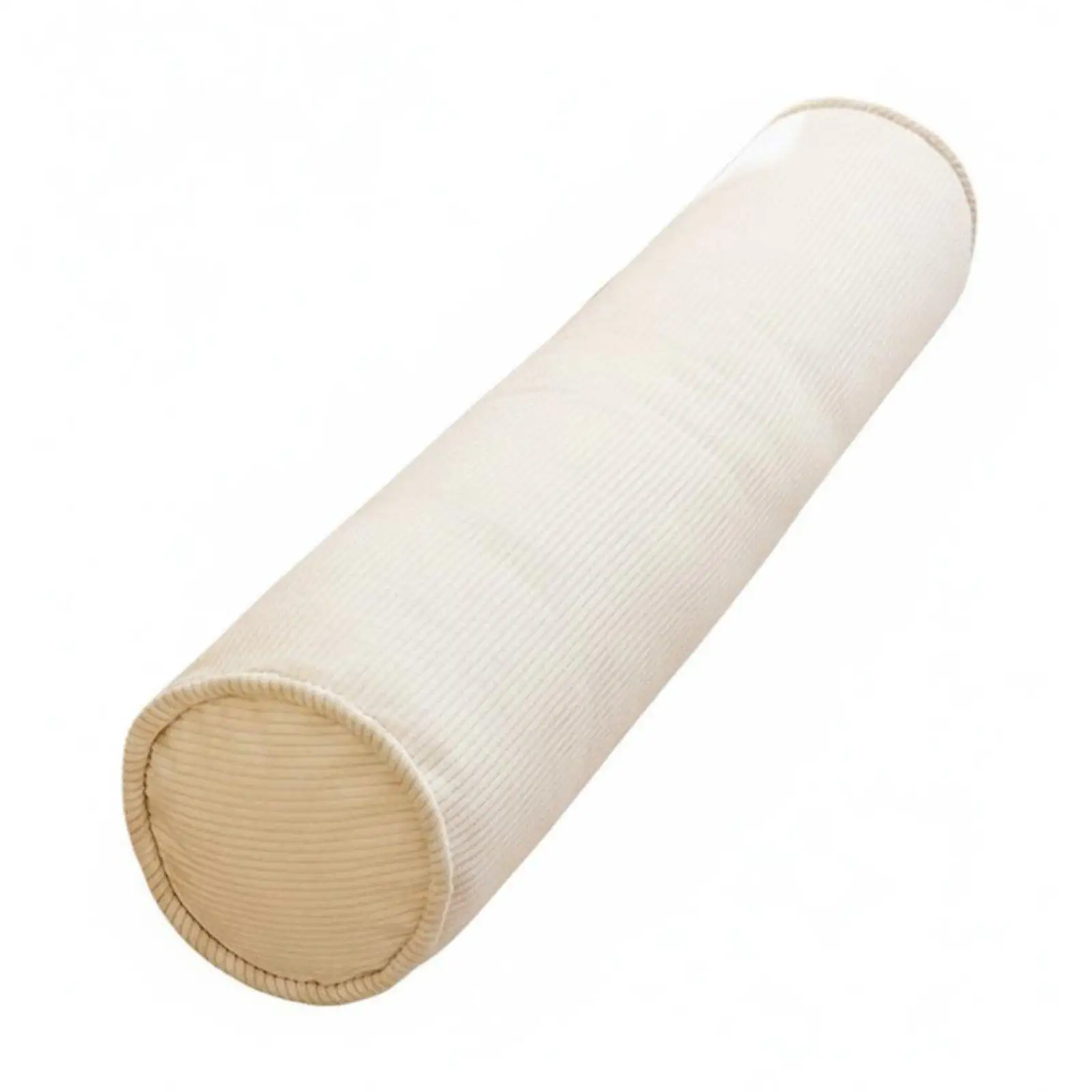 Supportive Ergonomic Sleeping Pillow for Neck and Back Pain Relief Long Cylinder Cushion with Zippered Removable Cover