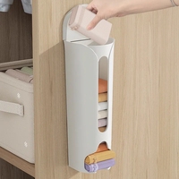 Garbage Plastic Bag Dispenser Closet Wall Hanging Underwear Organizer Socks Storage Rack Home Wall Mount Panties Storage Holder