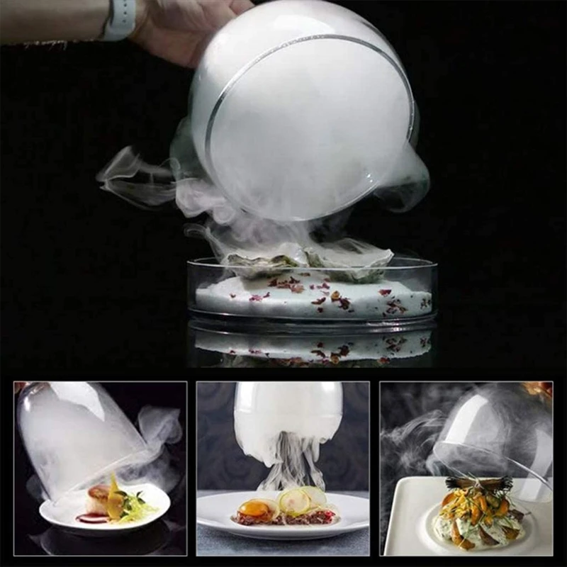 Smoking Cloche Smoking Cloche Dome Covers for Smoking Cocktail Dessert Food and Drinks Cocktails Smoke Infuser Accessory