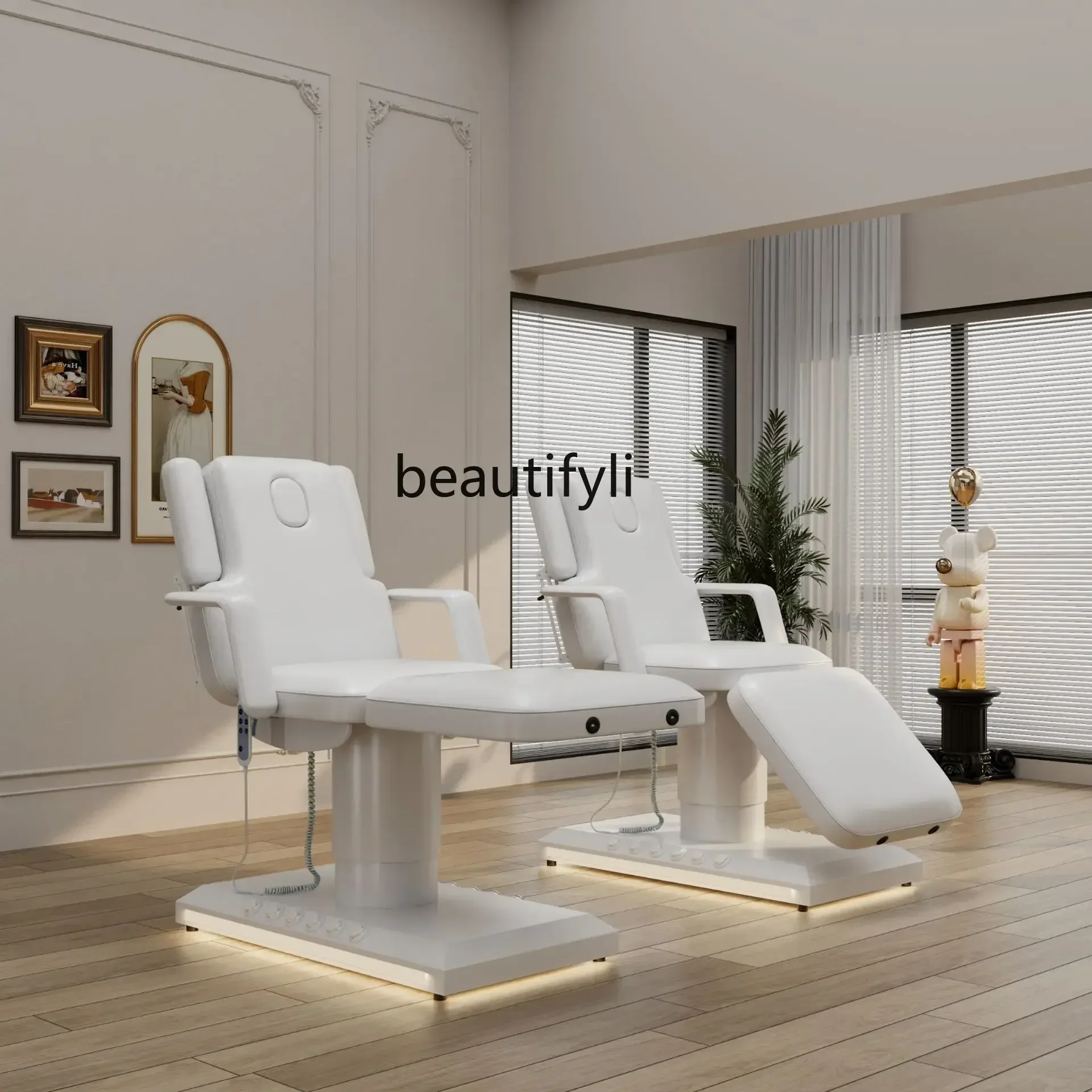 

smt14 New Arrivals New electric beauty bed micro-finishing beauty salon special multi-functional tattoo massage treatment bed Y1